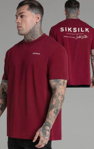 SikSilk T-Shirts Limited Edition T-Shirt - rot (Grösse: L) von SikSilk