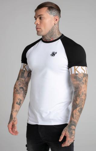 SikSilk T-Shirts Tech T-Shirt - weiss (Grösse: M) von SikSilk