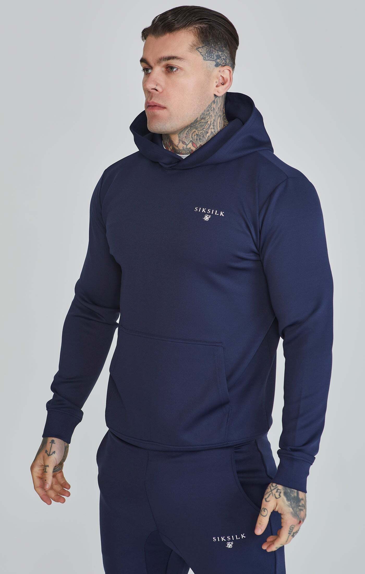 Siksilk Kapuzenpullover »Siksilk Sweatjacken Essentials Poly Hoodie« von SikSilk