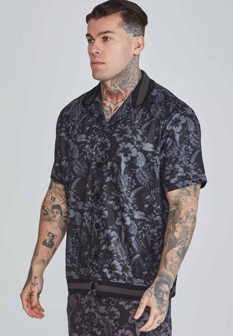 Siksilk Kurzarmhemd »Siksilk Kurzarmhemd Bowling Shirt« von SikSilk