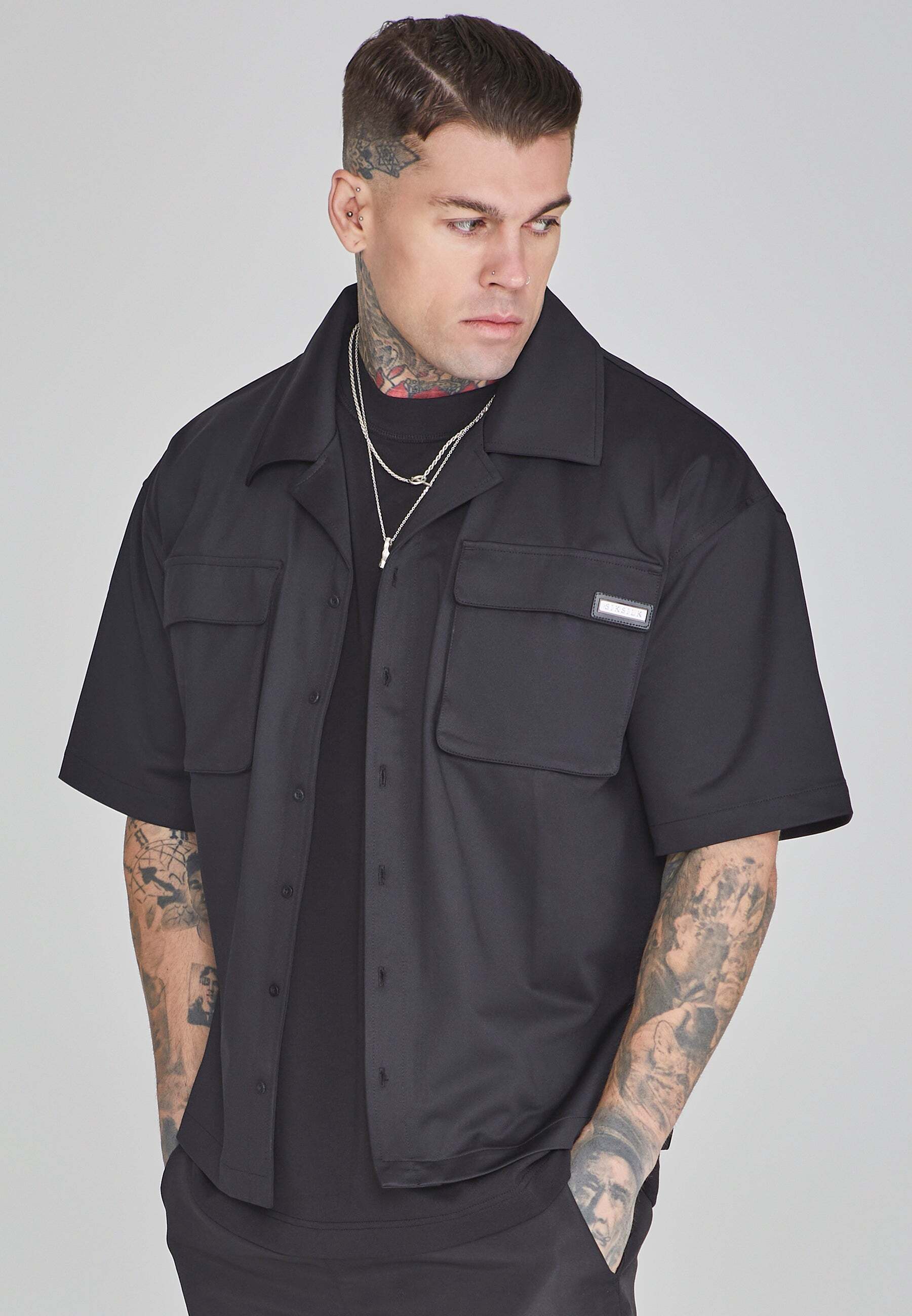 Siksilk Kurzarmhemd »Siksilk Kurzarmhemd Flight Utility Shirt« von SikSilk