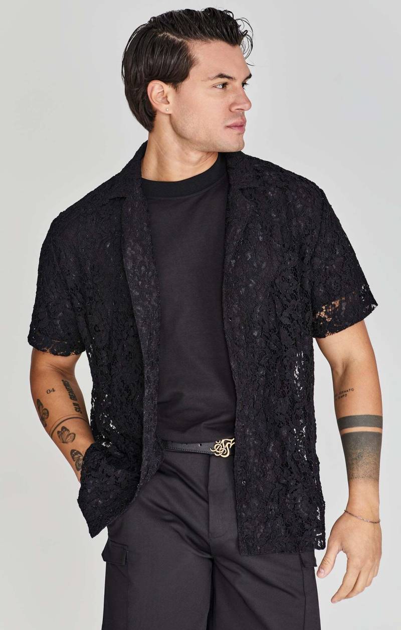 Siksilk Kurzarmhemd »Siksilk Kurzarmhemd Lace Resort Shirt« von SikSilk