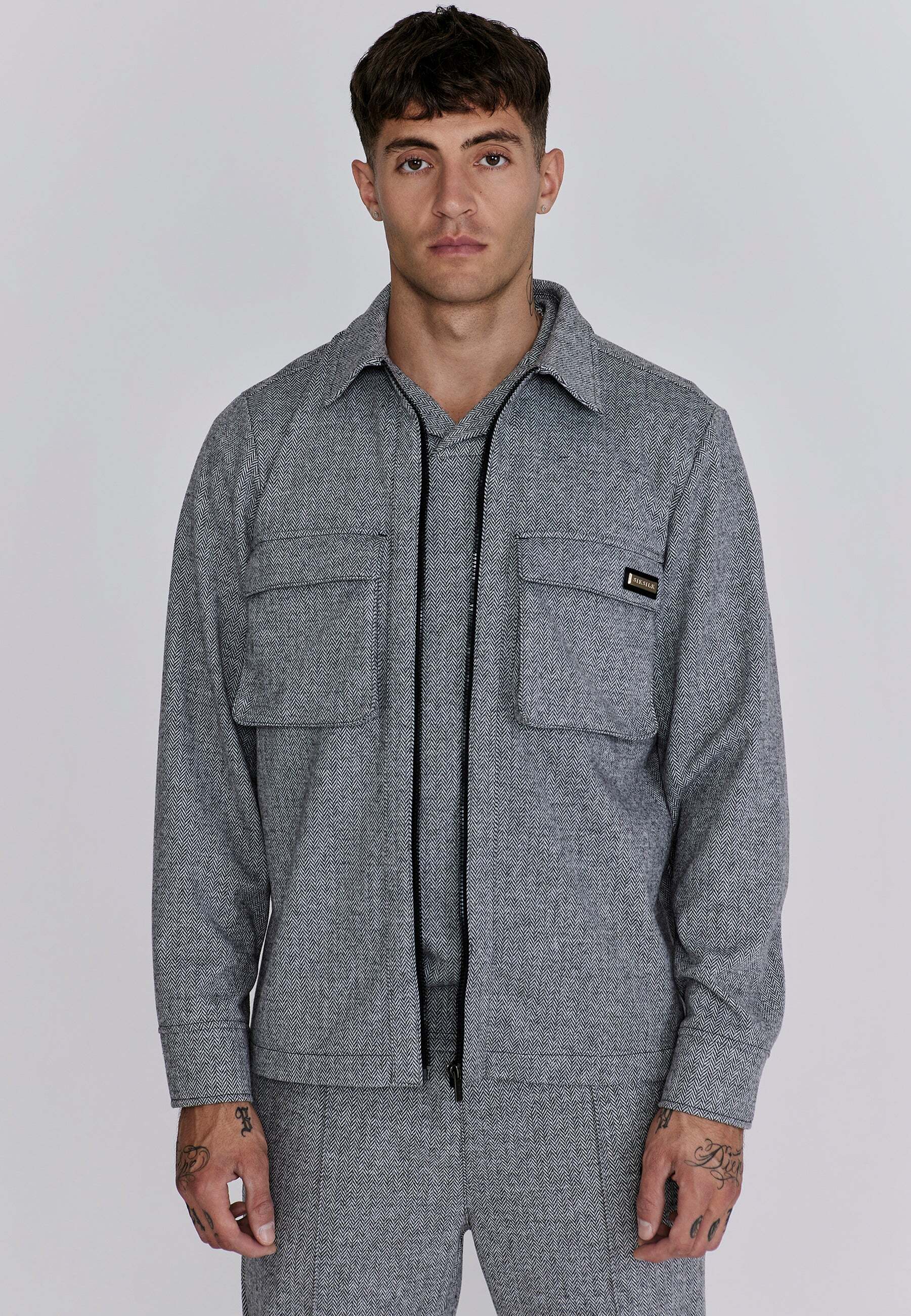 Siksilk Langarmhemd »Siksilk Overshirt Smart Overshirt« von SikSilk