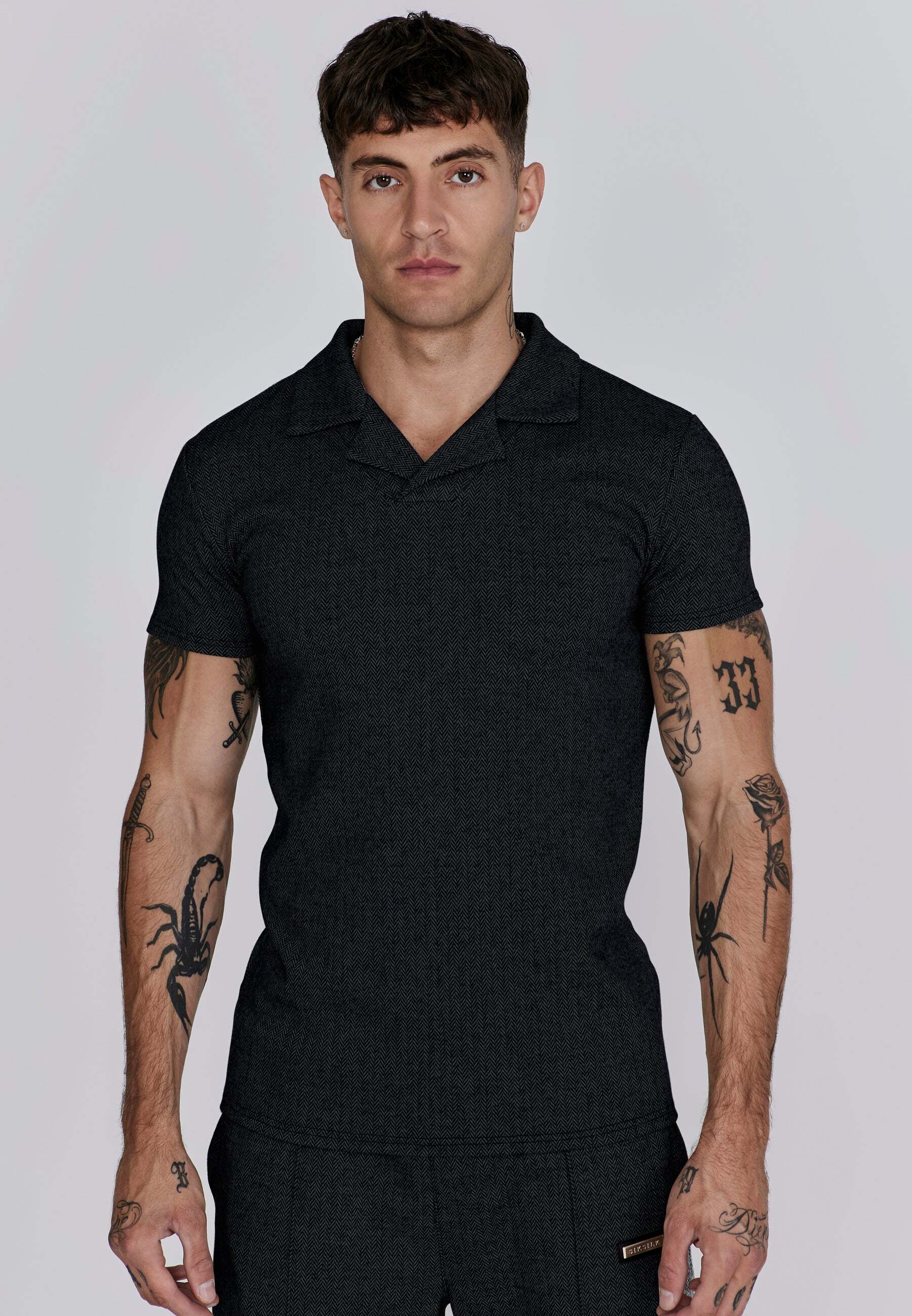 Siksilk Poloshirt »Siksilk Polo Smart T-Shirt« von SikSilk