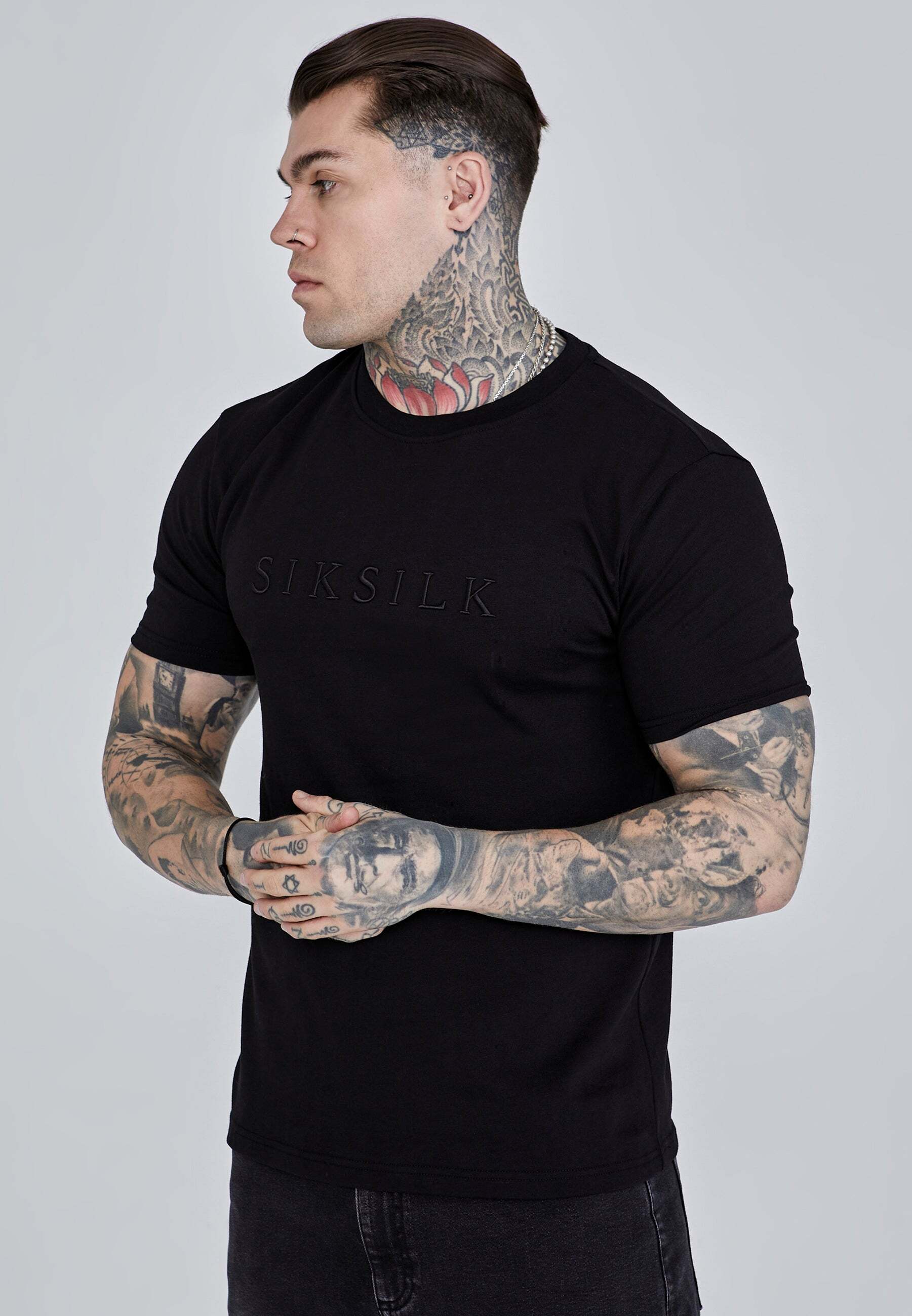 Siksilk T-Shirt »Siksilk T-Shirt Logo T-Shirt« von SikSilk