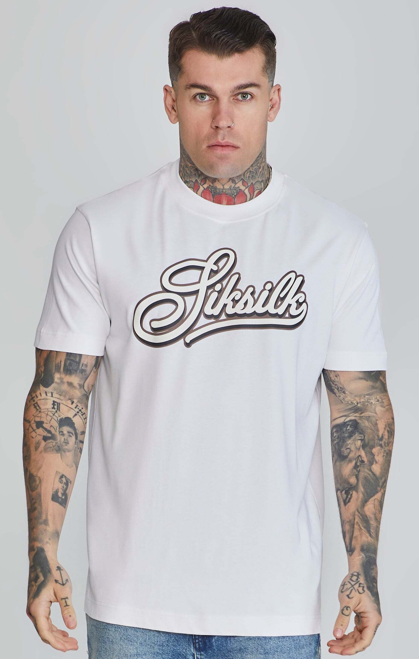 Siksilk T-Shirt »Siksilk T-Shirt Logo T-Shirt« von SikSilk