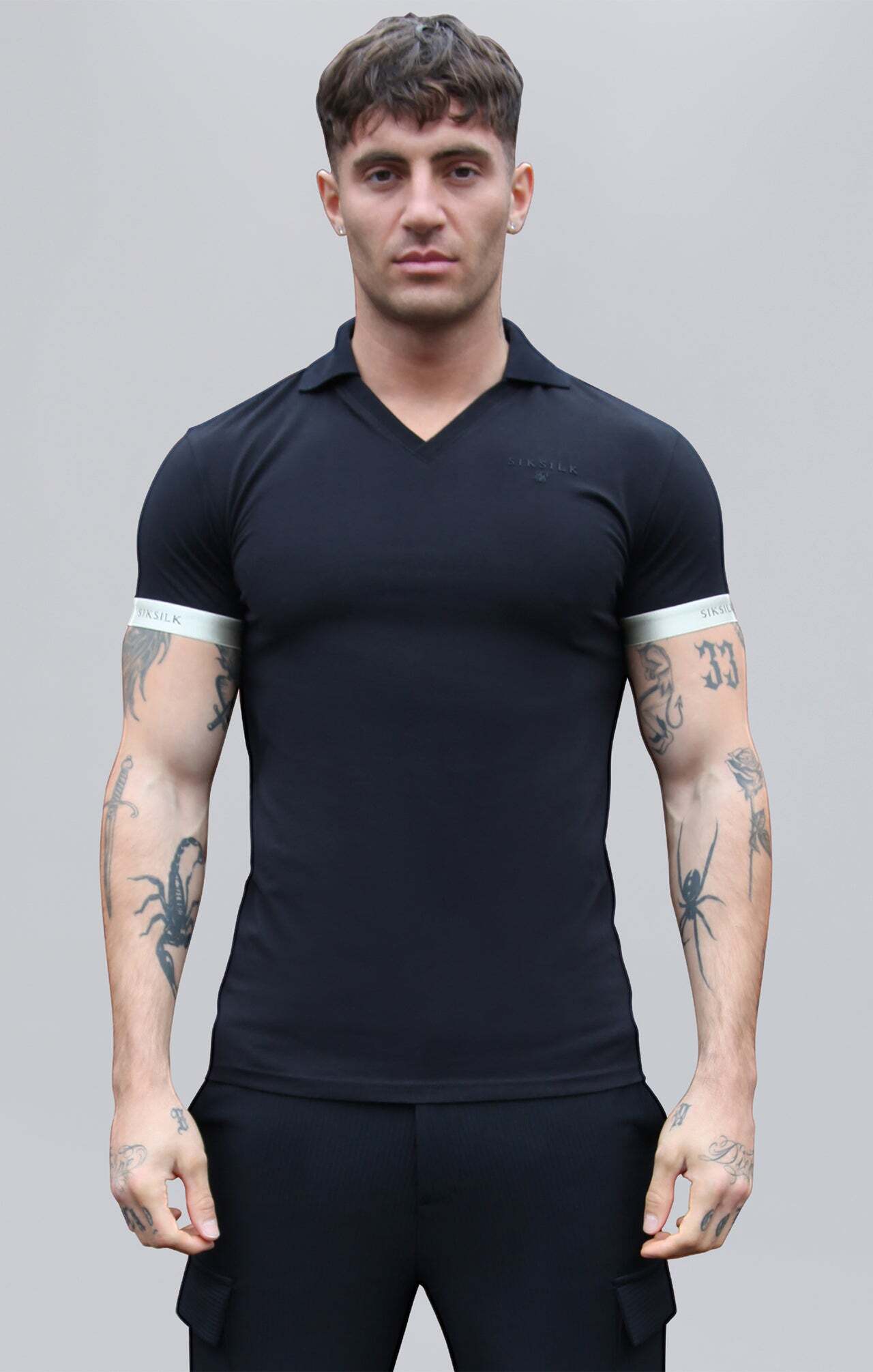 Siksilk T-Shirt »Siksilk T-Shirt Polo T-Shirt« von SikSilk