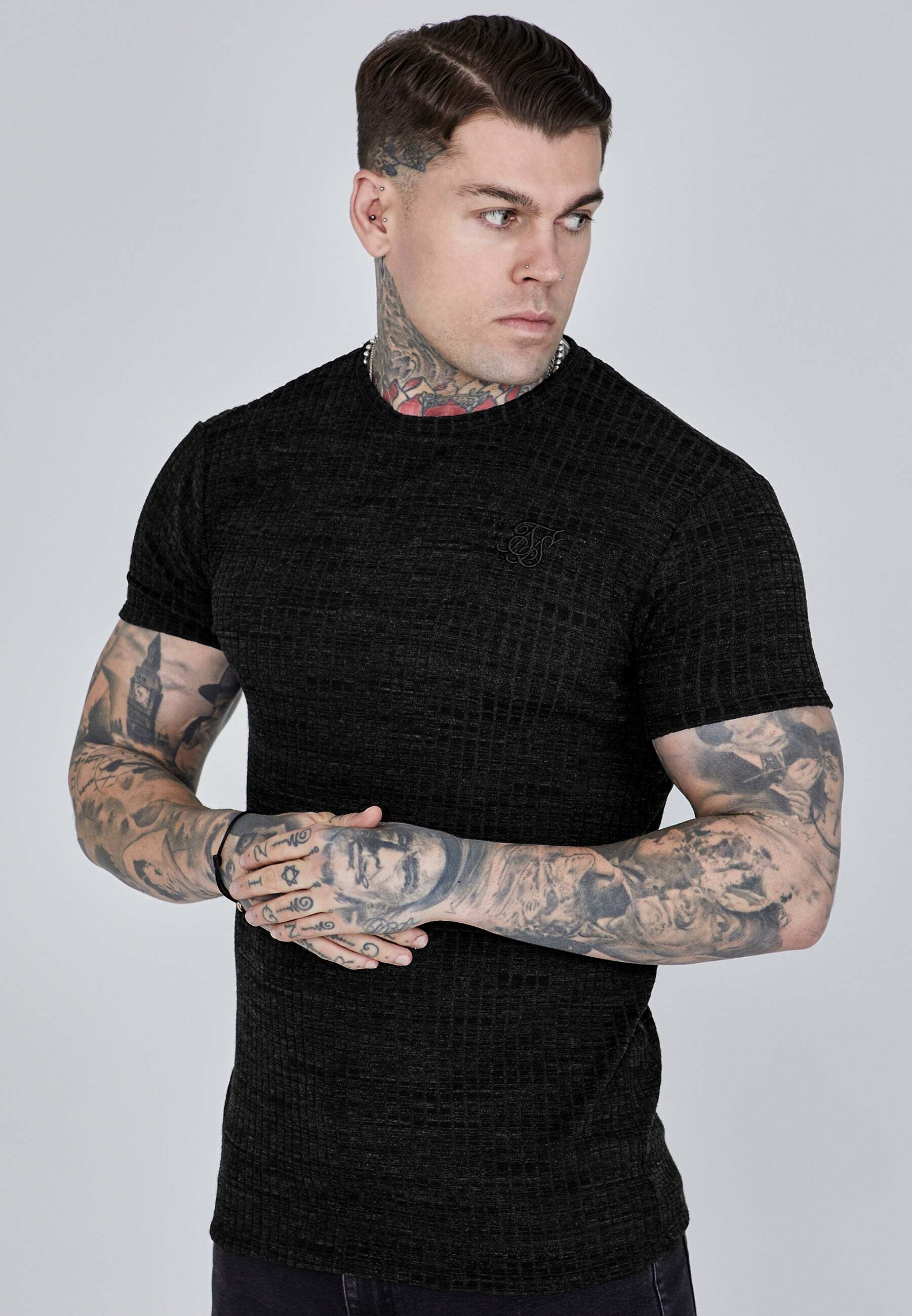 Siksilk T-Shirt »Siksilk T-Shirt Rib Knit T-Shirt« Siksilk T-Shirt »Siksilk T-Shirt Rib Knit T-Shirt« von SikSilk