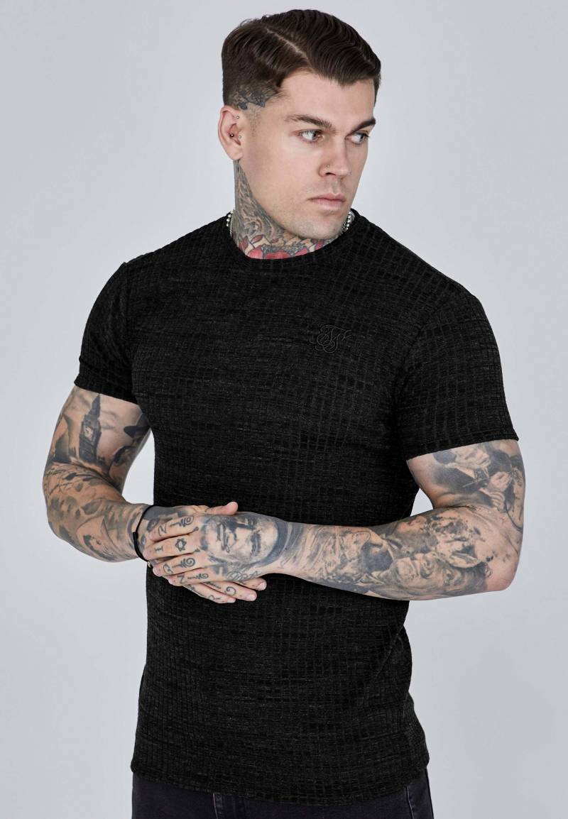 Siksilk T-Shirt »Siksilk T-Shirt Rib Knit T-Shirt« von SikSilk