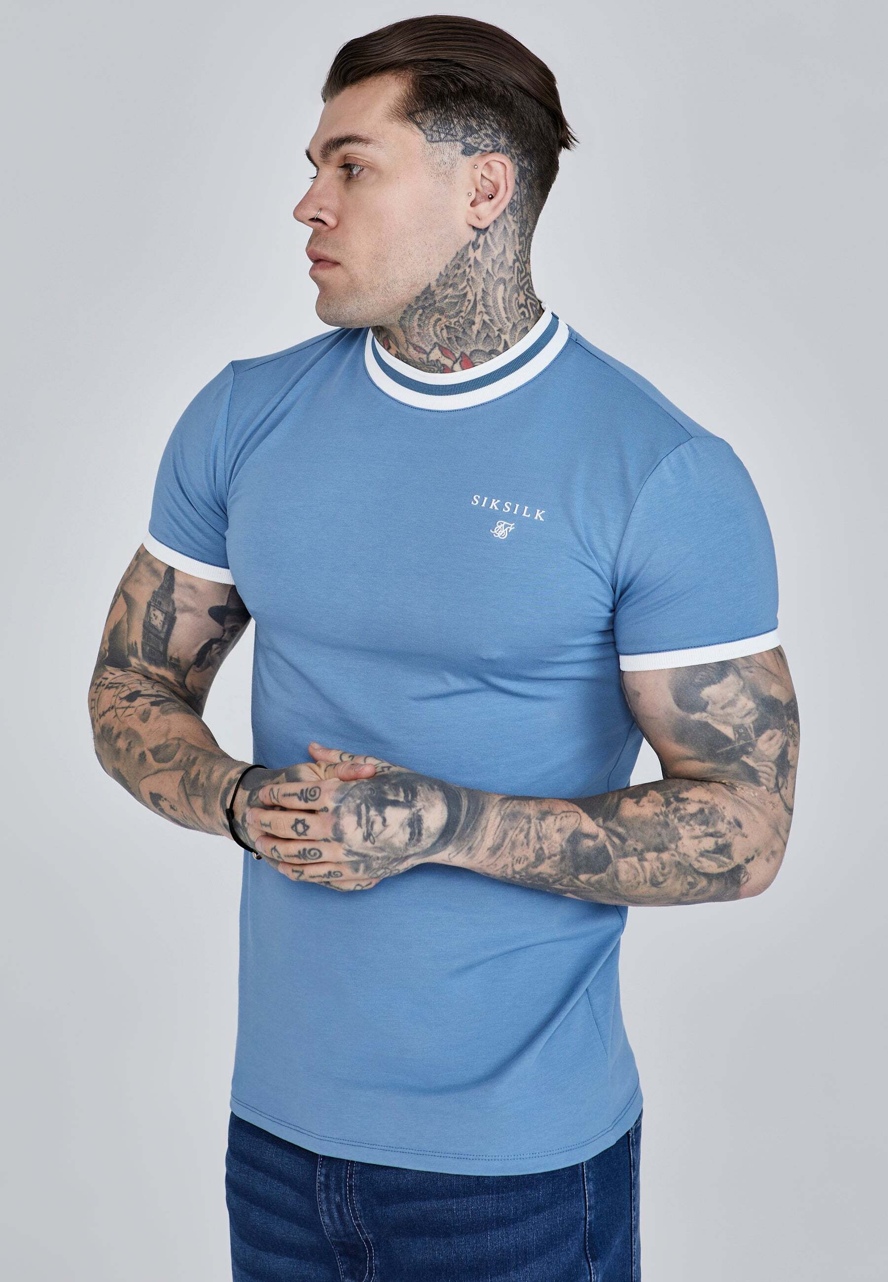 Siksilk T-Shirt »Siksilk T-Shirt Ringer T-Shirt« von SikSilk