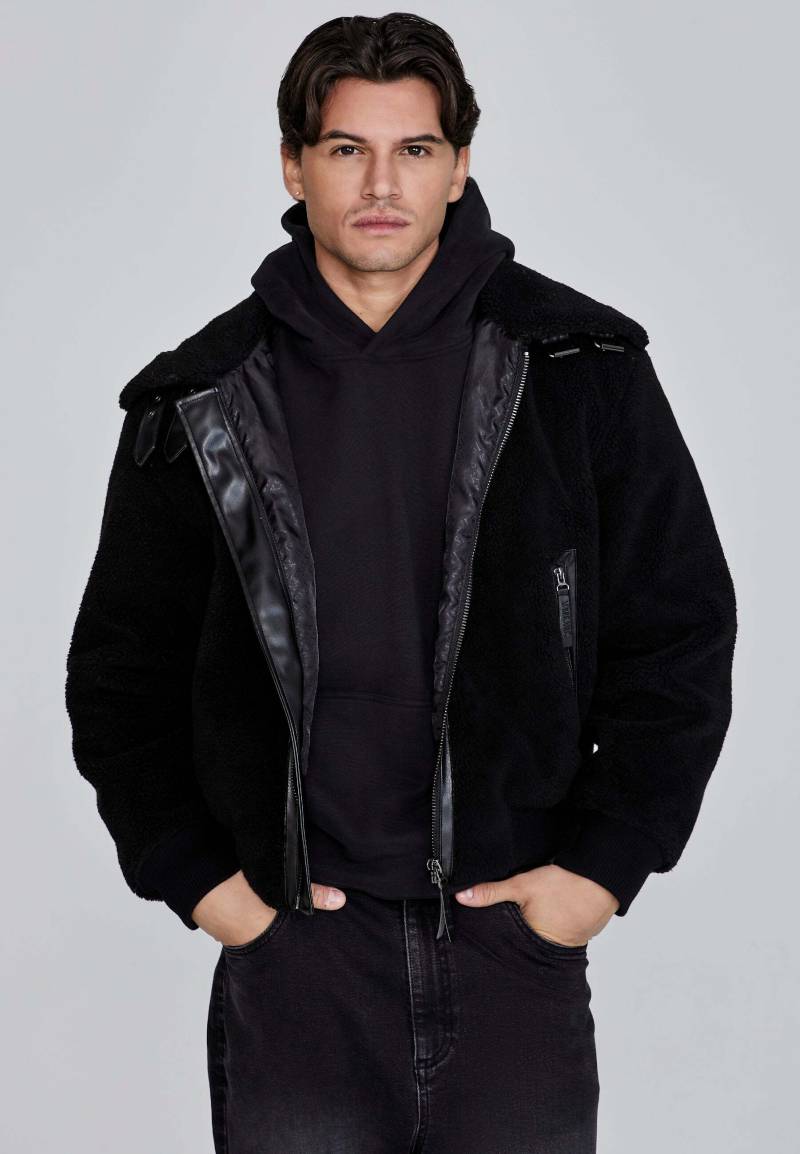 Siksilk Bomberjacke »Siksilk Bomberjacke Sherpa Bomber Jacket« von Siksilk