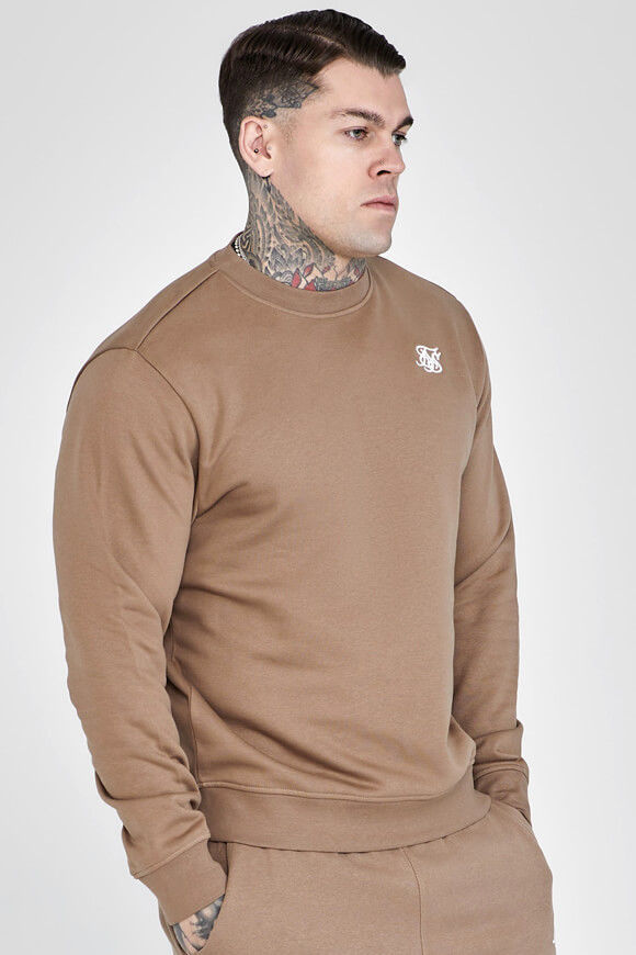 Siksilk Essentials Sweatshirt | Brown | Herren  | L von Siksilk