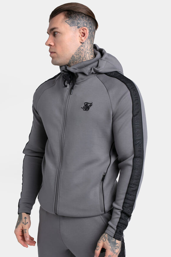 Siksilk Kapuzenjacke | Grey | Herren  | L von Siksilk