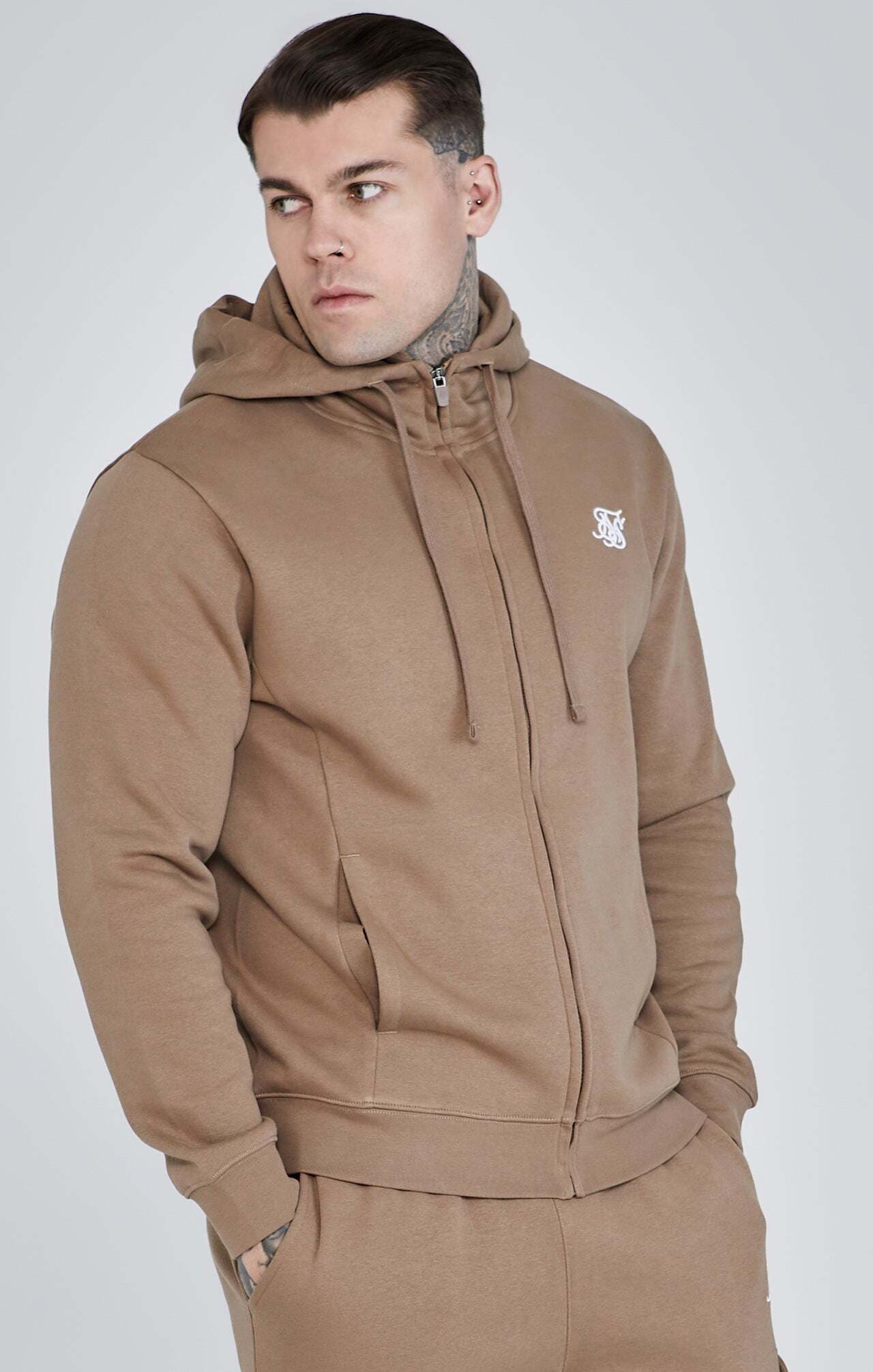 Siksilk Kapuzenpullover »Siksilk Sweatjacken Essentials Full Zip Hoodie« von Siksilk