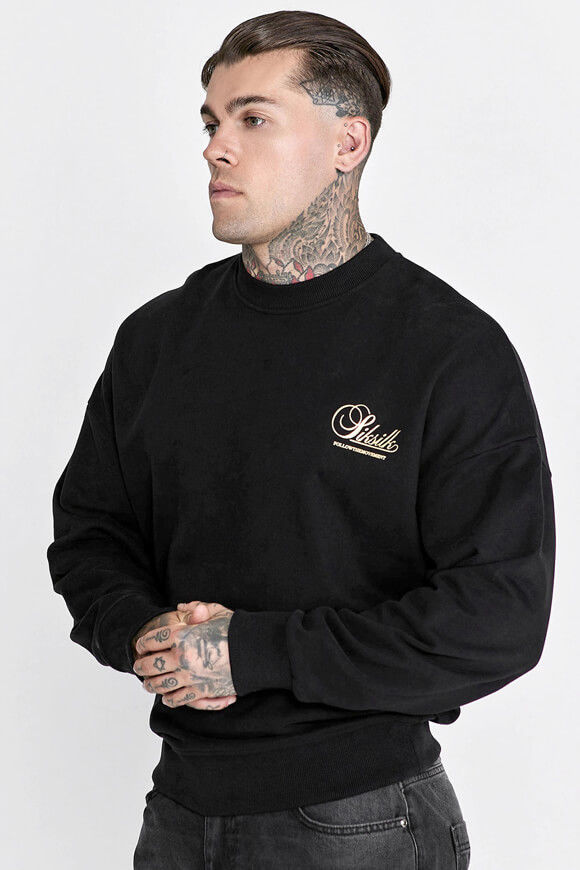 Siksilk Sweatshirt | Black | Herren  | L von Siksilk