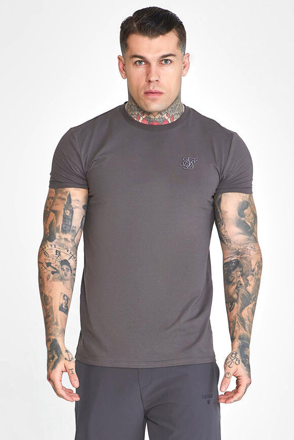 Siksilk T-Shirt | Grey | Herren  | L von Siksilk