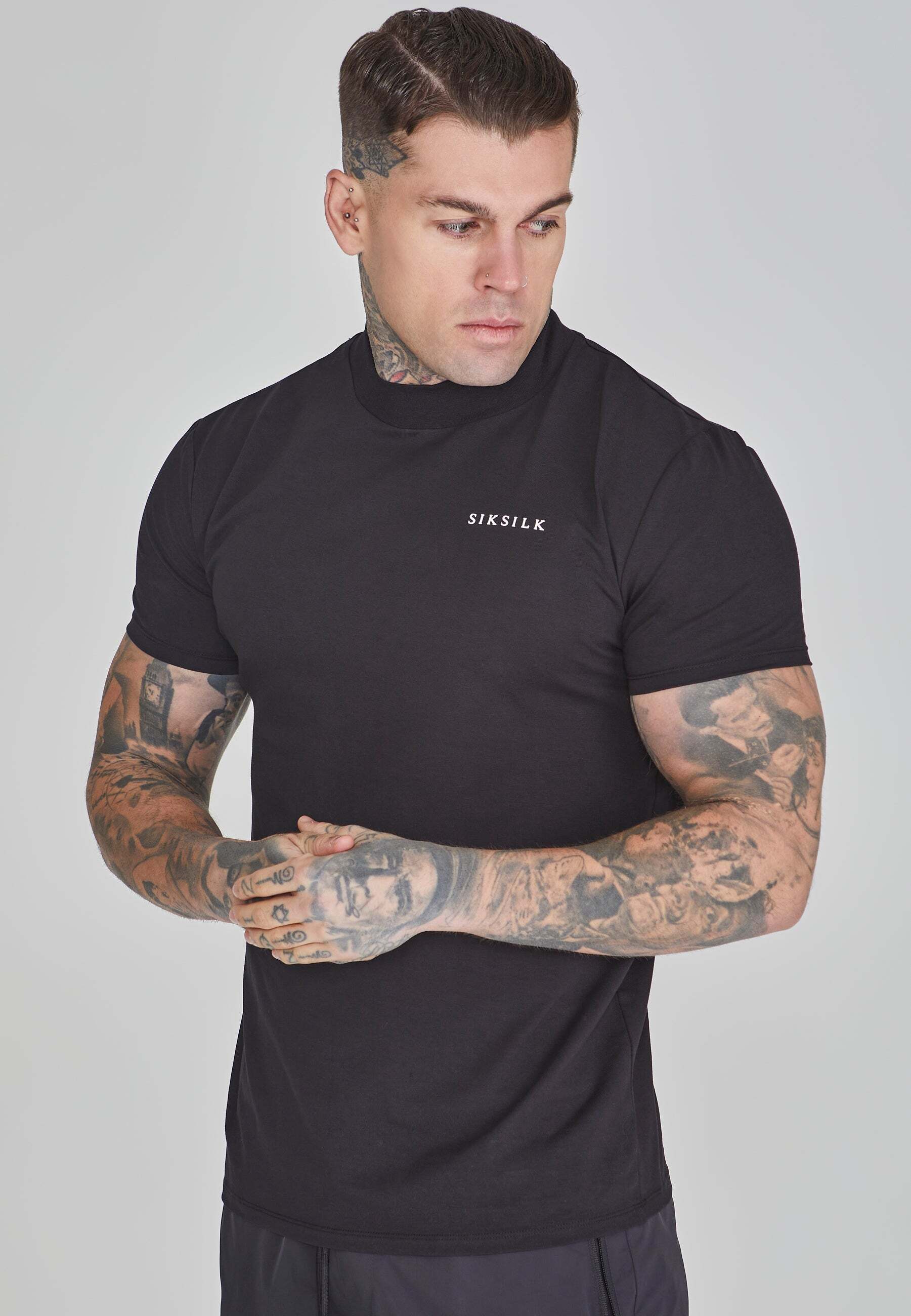 Siksilk T-Shirt »Siksilk T-Shirt Muscle Fit T-Shirt« von Siksilk