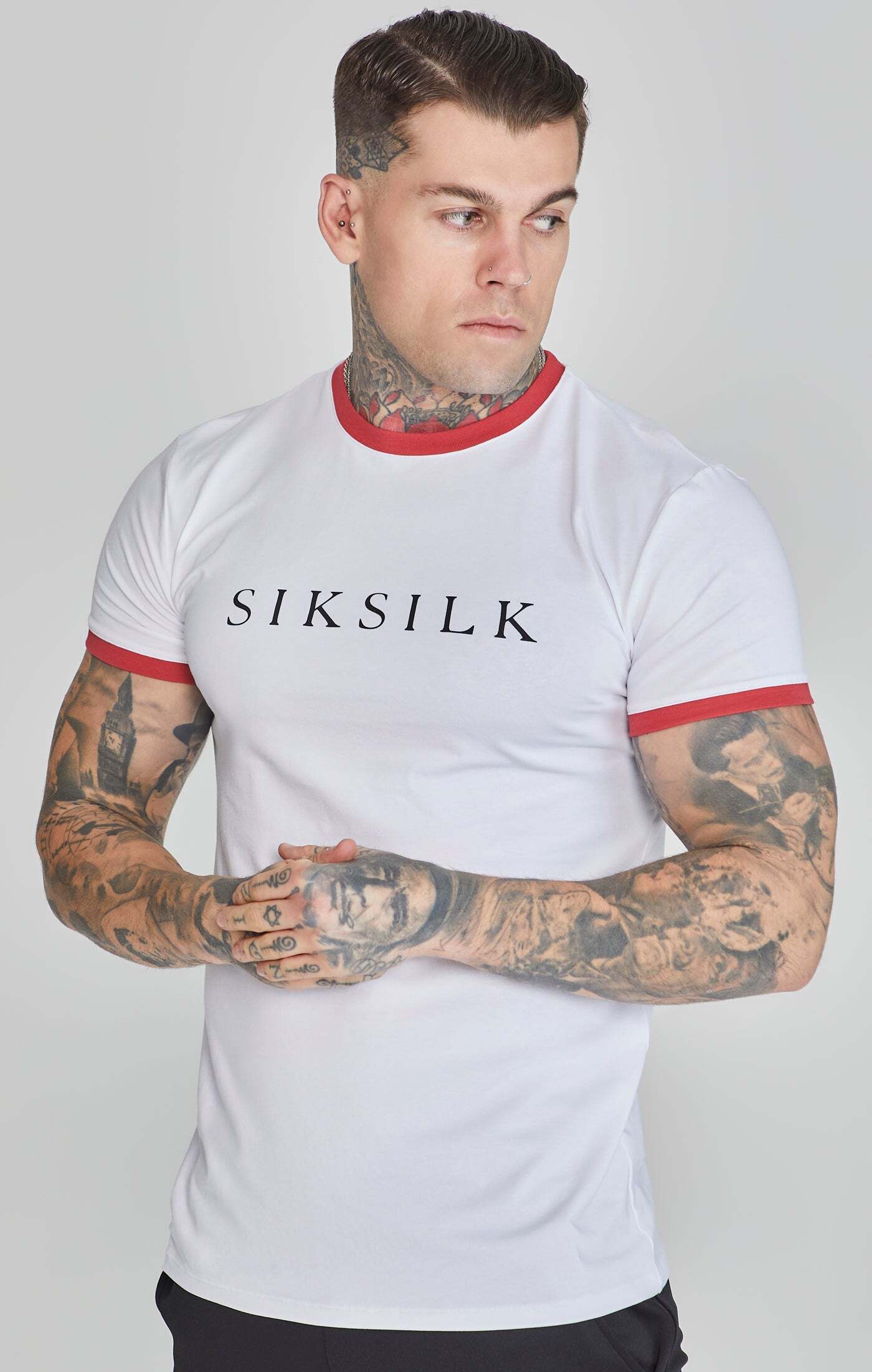 Siksilk T-Shirt »Siksilk T-Shirt Ringer T-Shirt« von Siksilk