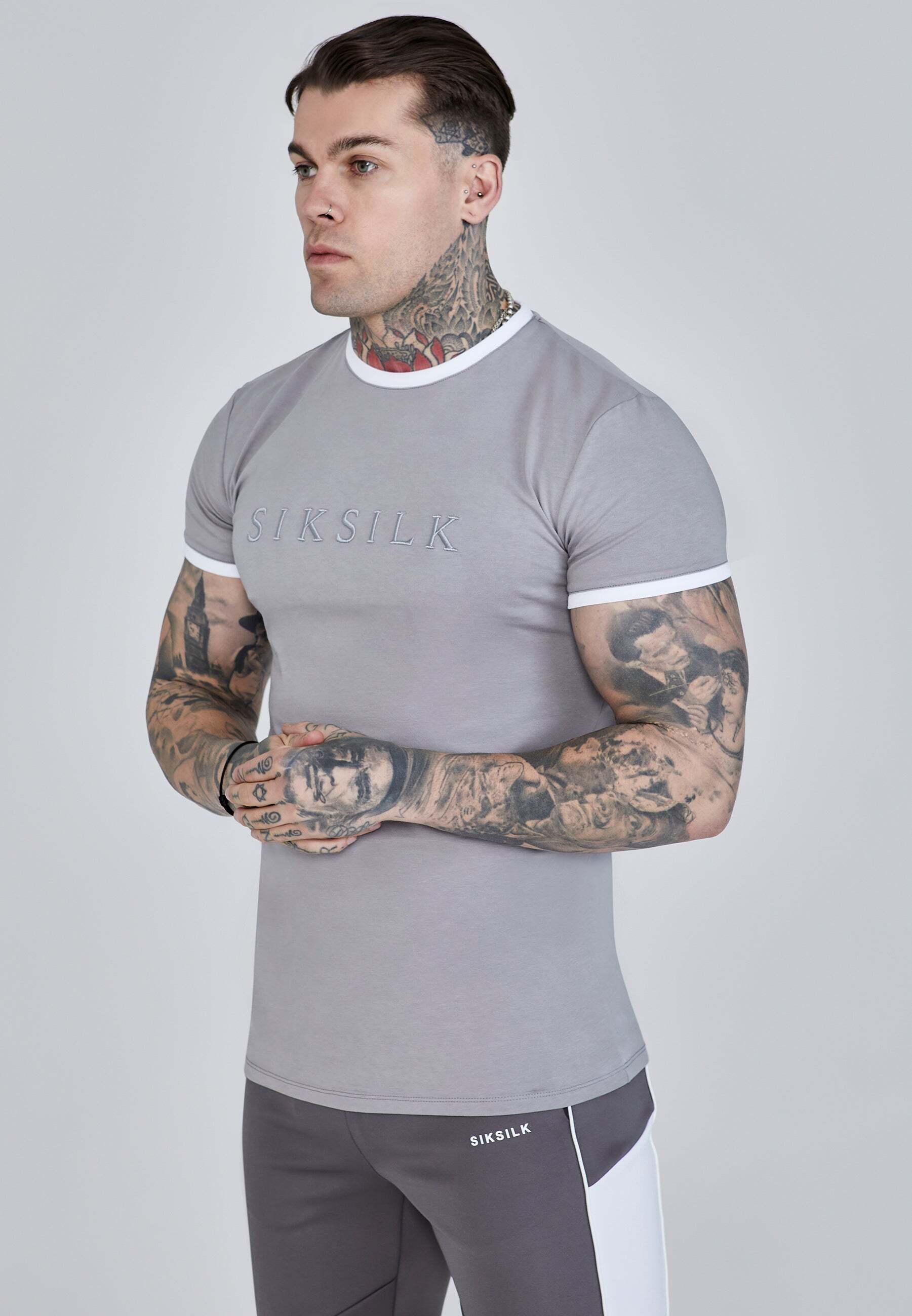 Siksilk T-Shirt »Siksilk T-Shirt Ringer T-Shirt« von Siksilk