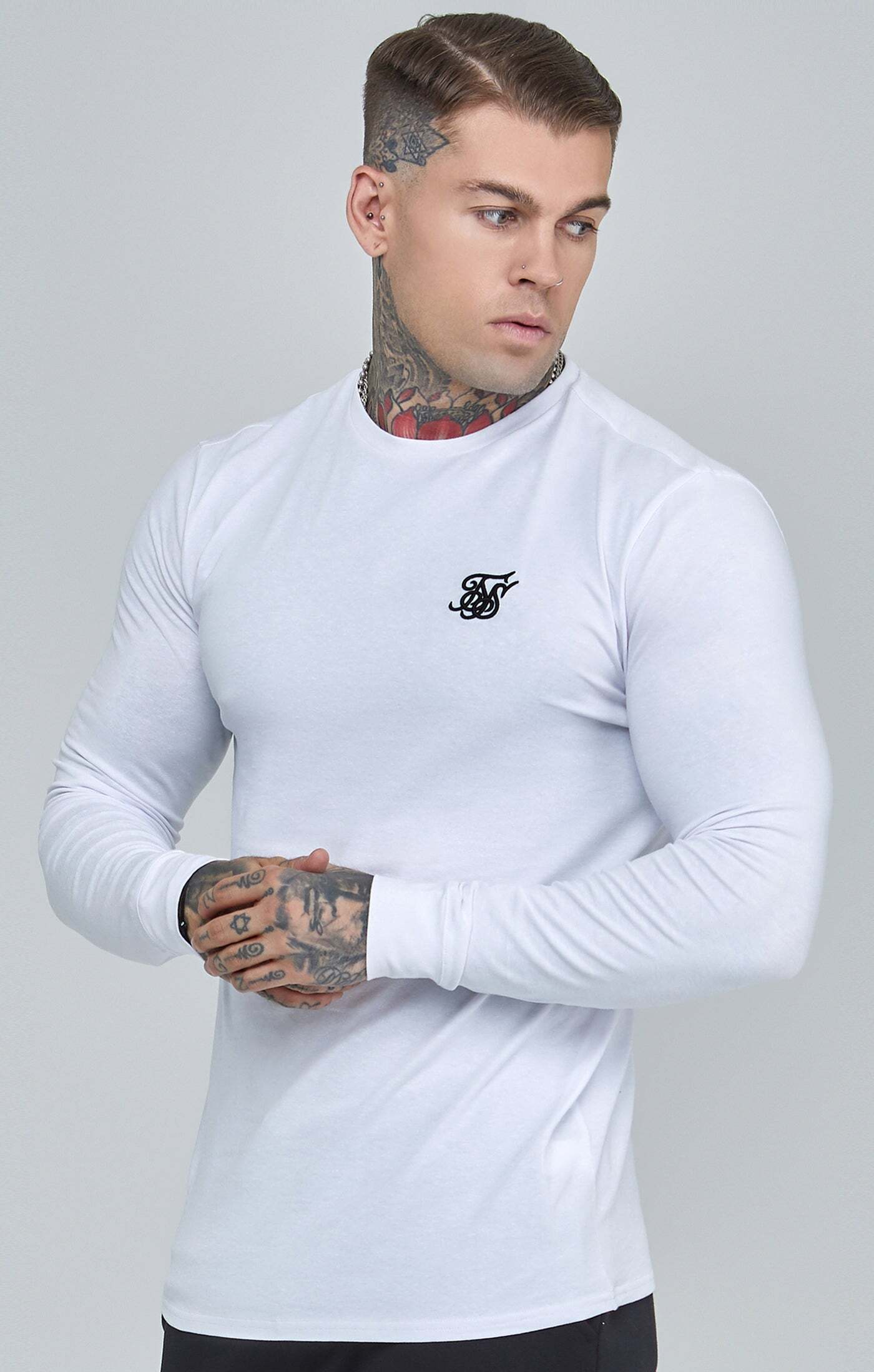 Siksilk T-Shirt »Siksilk T-Shirts Essentials Long Sleeve T-Shirt« von Siksilk