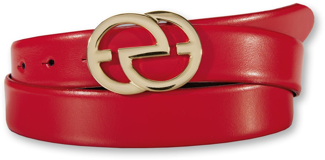 Silberfarbengift Ledergürtel, goldfarbene Koppelschliesse Silberfarbengift Ledergürtel, goldfarbene Koppelschliesse von Silbergift