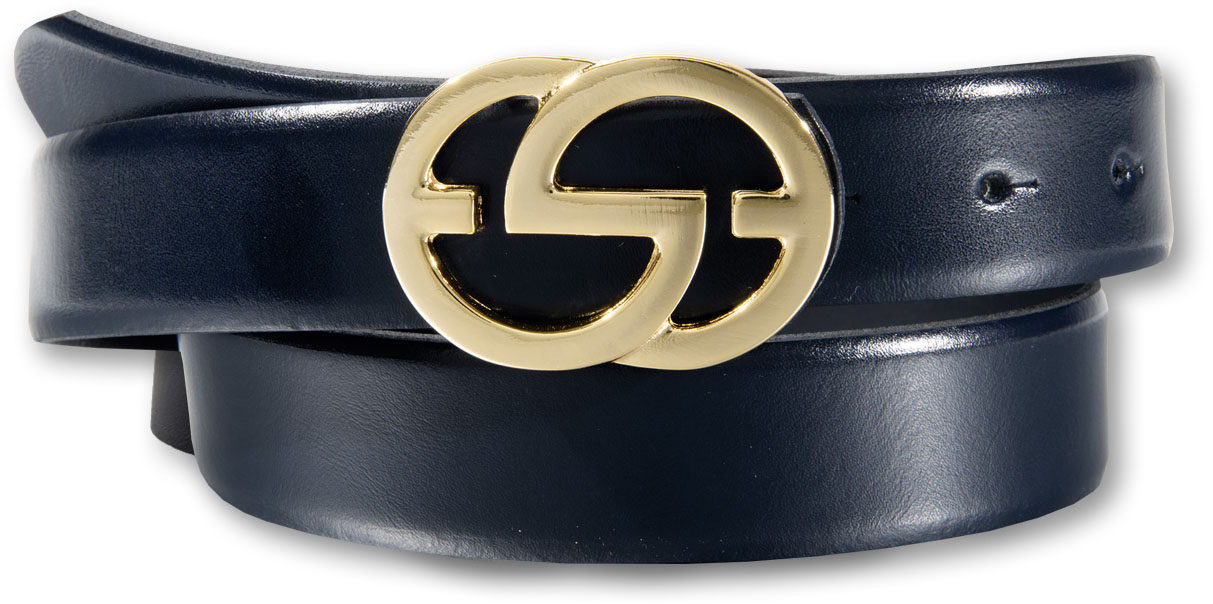 Silberfarbengift Ledergürtel, goldfarbene Koppelschliesse Silberfarbengift Ledergürtel, goldfarbene Koppelschliesse von Silbergift