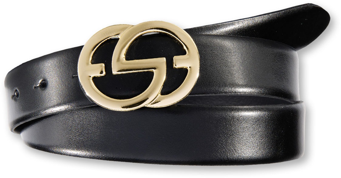Silberfarbengift Ledergürtel, goldfarbene Koppelschliesse Silberfarbengift Ledergürtel, goldfarbene Koppelschliesse von Silbergift