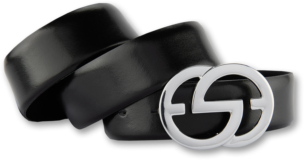 Silberfarbengift Koppelgürtel, Markante, elegante Druckschliesse Silberfarbengift Koppelgürtel, Markante, elegante Druckschliesse von Silbergift