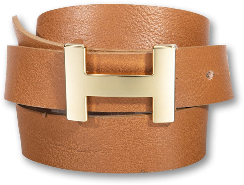 Silberfarbengift Ledergürtel, mit schlichter goldfarbener Koppelschliesse Silberfarbengift Ledergürtel, mit schlichter goldfarbener Koppelschliesse von Silbergift