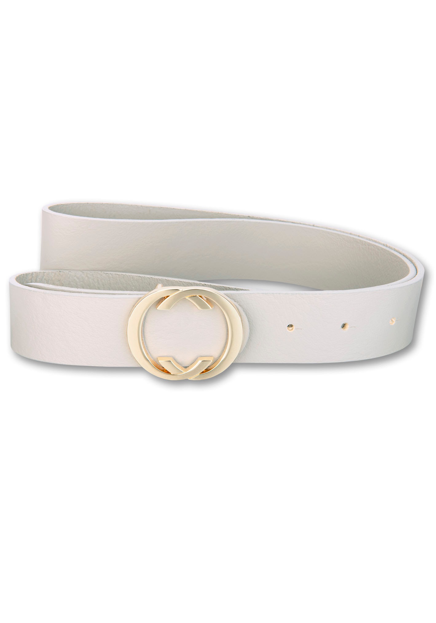 Silberfarbengift Koppelgürtel, mit matter goldfarbener Designschliesse Silberfarbengift Koppelgürtel, mit matter goldfarbener Designschliesse von Silbergift