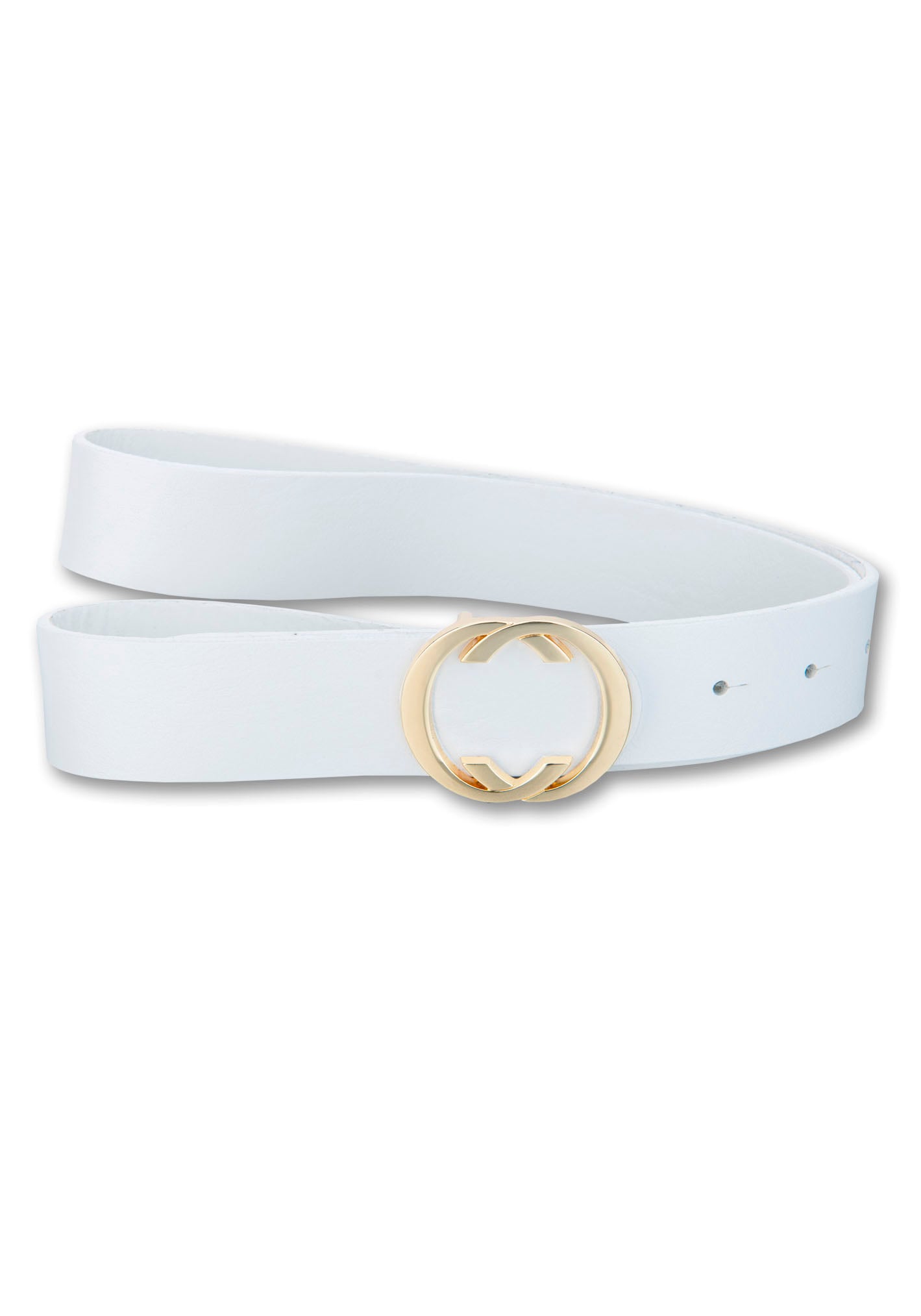 Silberfarbengift Koppelgürtel, mit matter goldfarbener Designschliesse Silberfarbengift Koppelgürtel, mit matter goldfarbener Designschliesse von Silbergift