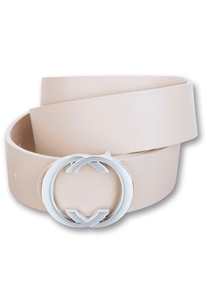 Silberfarbengift Ledergürtel, mit stylischer silberfarbener Koppelschliesse Silberfarbengift Ledergürtel, mit stylischer silberfarbener Koppelschliesse von Silbergift