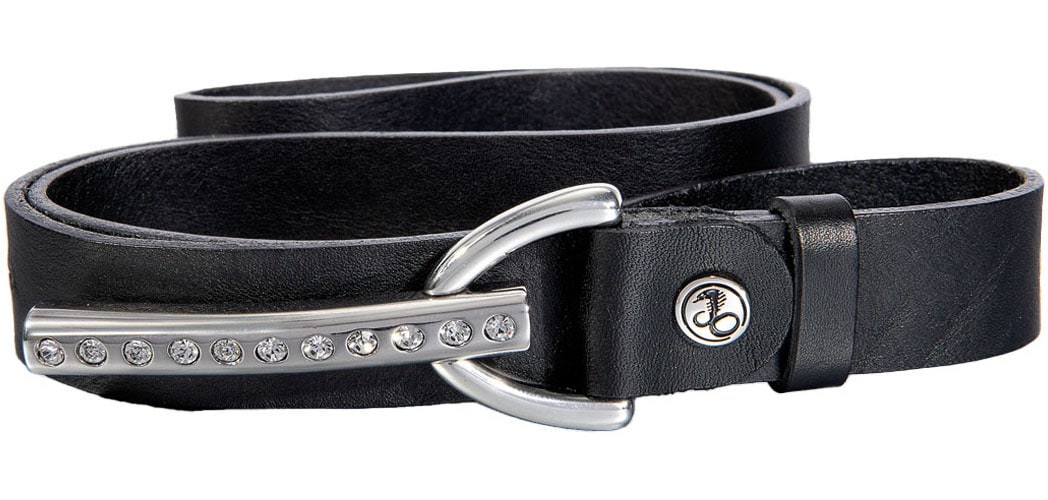 Silberfarbengift Ledergürtel, Spangenschliesse mit glitzerndem Strass Silberfarbengift Ledergürtel, Spangenschliesse mit glitzerndem Strass von Silbergift