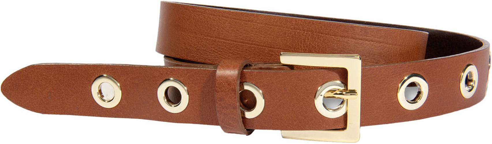 Silberfarbengift Ledergürtel, mit coolem Look durch Metallösen Silberfarbengift Ledergürtel, mit coolem Look durch Metallösen von Silbergift