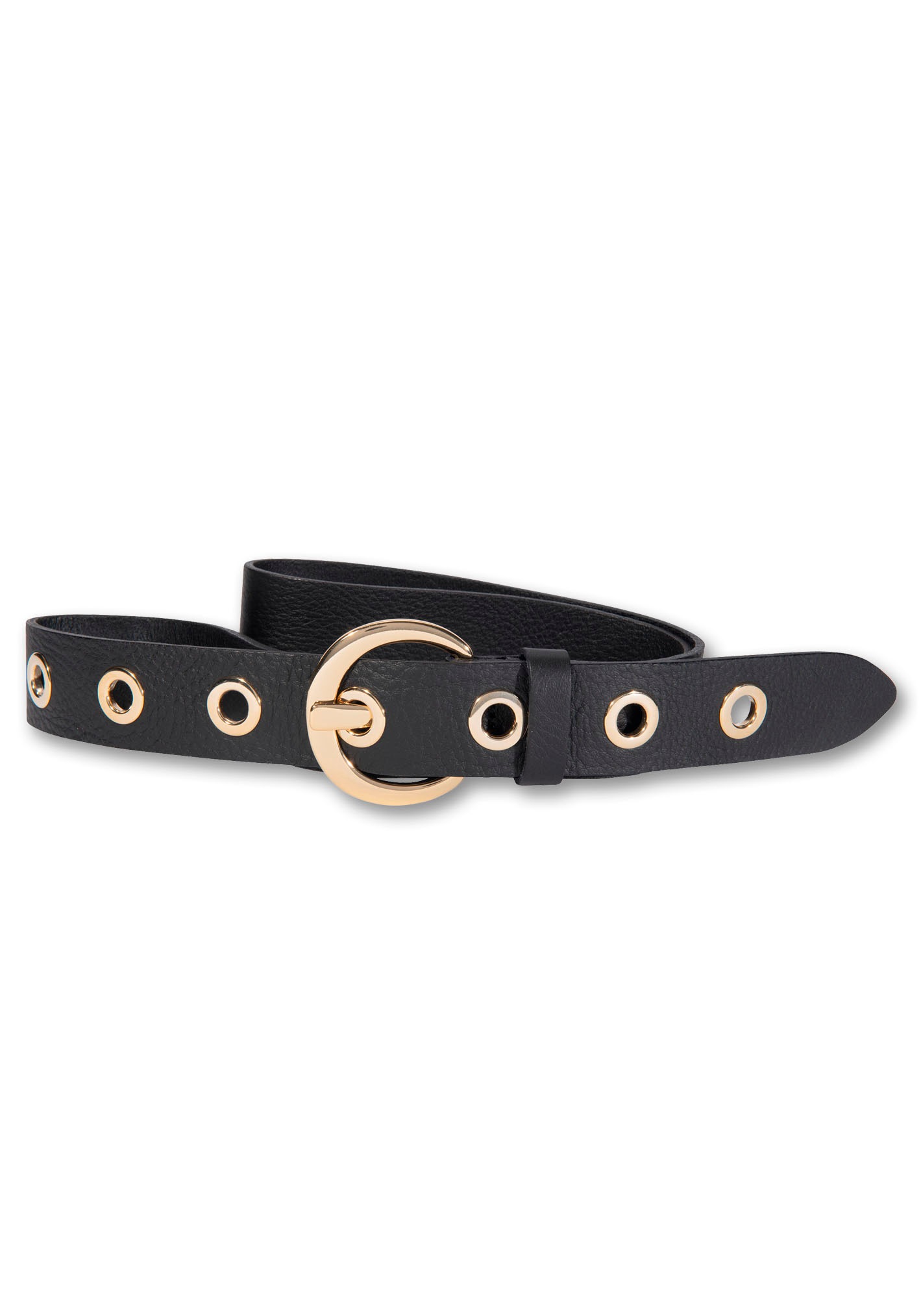 Silberfarbengift Ledergürtel, mit glänzenden Goldfarben-Metallösen Silberfarbengift Ledergürtel, mit glänzenden Goldfarben-Metallösen von Silbergift