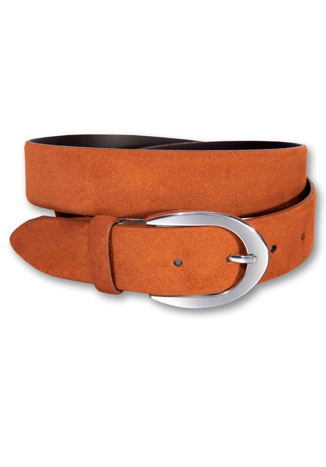 Silberfarbengift Ledergürtel, mit silberfarbenner Schliesse in Veloursleder-Optik Silberfarbengift Ledergürtel, mit silberfarbenner Schliesse in Veloursleder-Optik von Silbergift