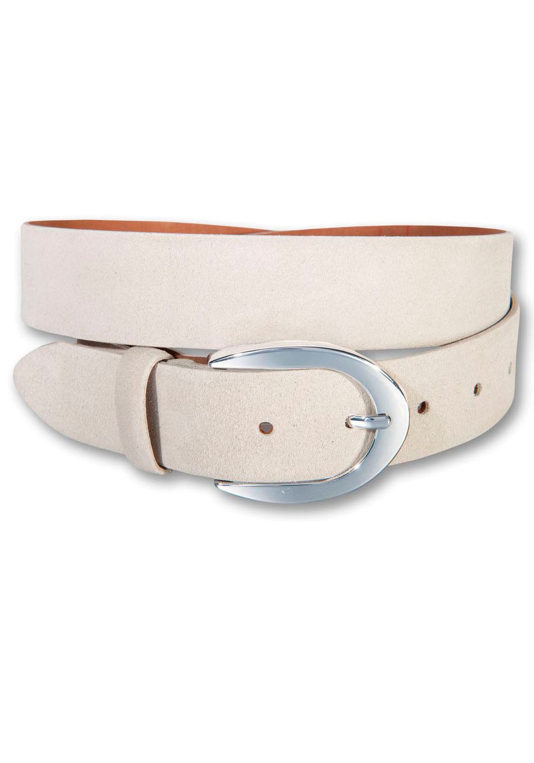 Silberfarbengift Ledergürtel, mit silberfarbenner Schliesse in Veloursleder-Optik Silberfarbengift Ledergürtel, mit silberfarbenner Schliesse in Veloursleder-Optik von Silbergift