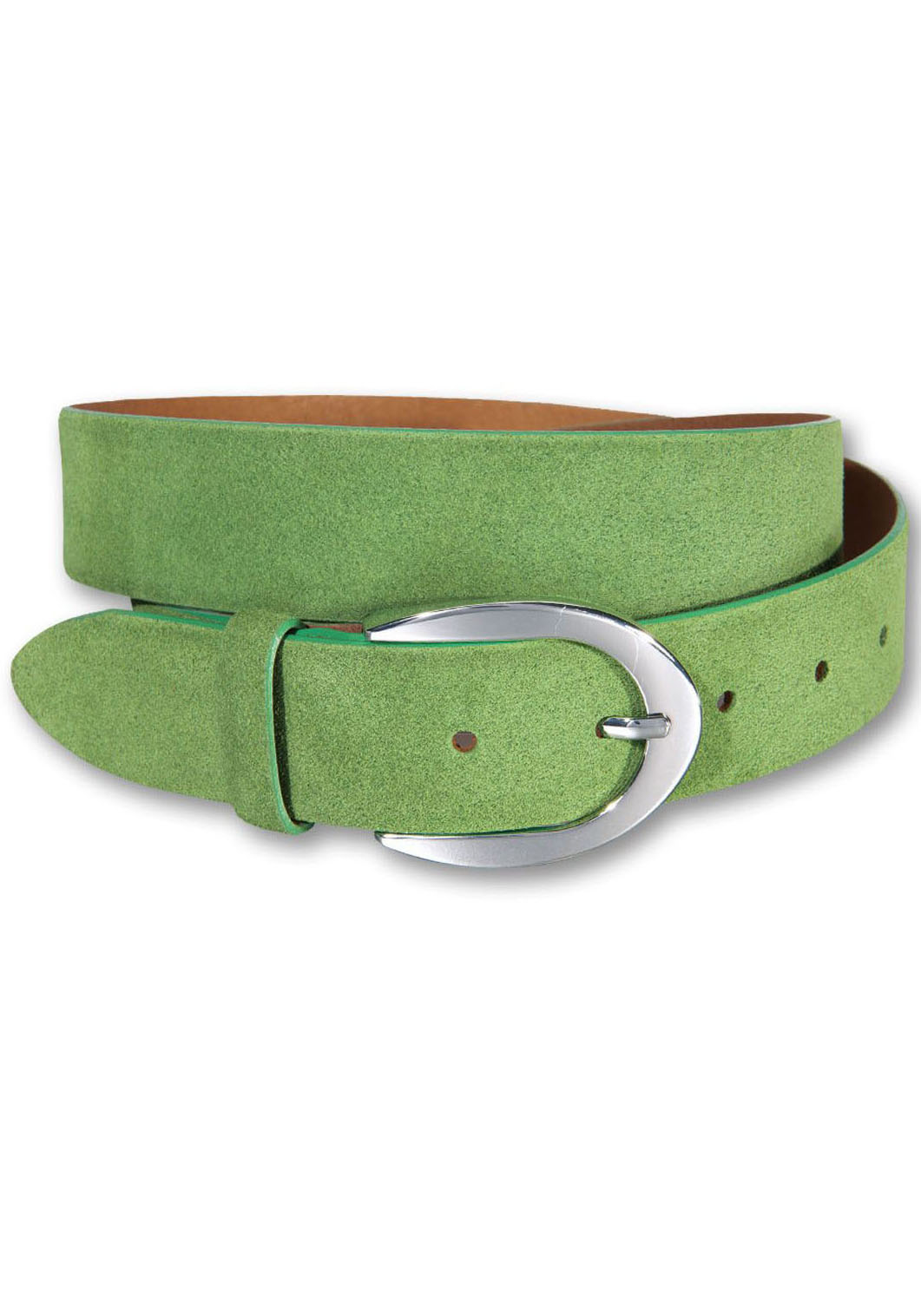 Silberfarbengift Ledergürtel, mit silberfarbenner Schliesse in Veloursleder-Optik Silberfarbengift Ledergürtel, mit silberfarbenner Schliesse in Veloursleder-Optik von Silbergift