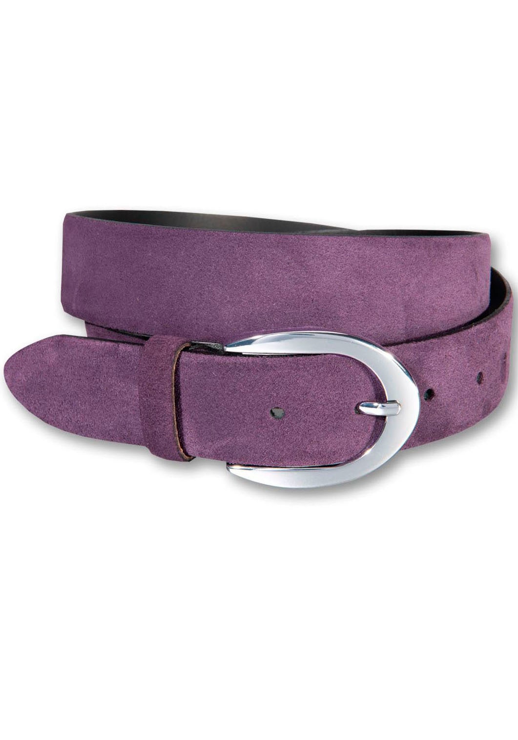 Silberfarbengift Ledergürtel, mit silberfarbenner Schliesse in Veloursleder-Optik Silberfarbengift Ledergürtel, mit silberfarbenner Schliesse in Veloursleder-Optik von Silbergift