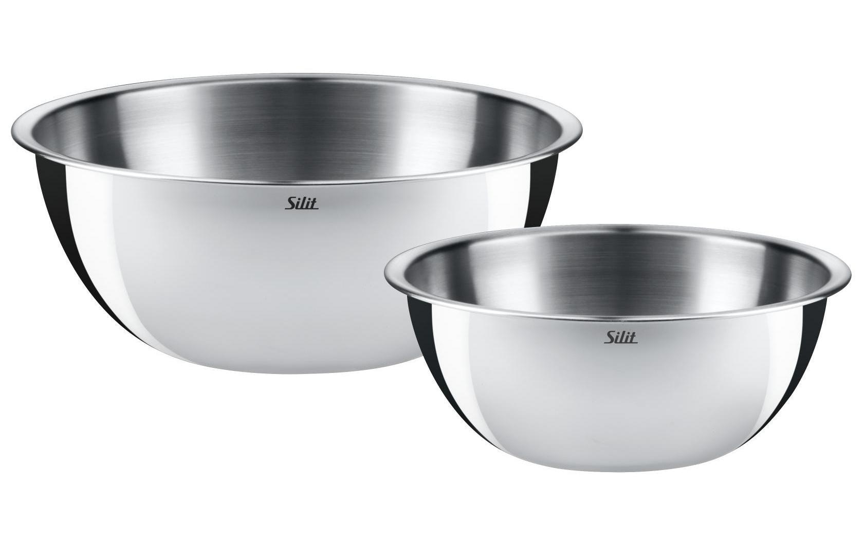 Silit Rührschüssel »45323 l/2.7 l, Silber«, 2 tlg., aus Edelstahl Silit Rührschüssel »45323 l/2.7 l, Silber«, 2 tlg., aus Edelstahl von Silit
