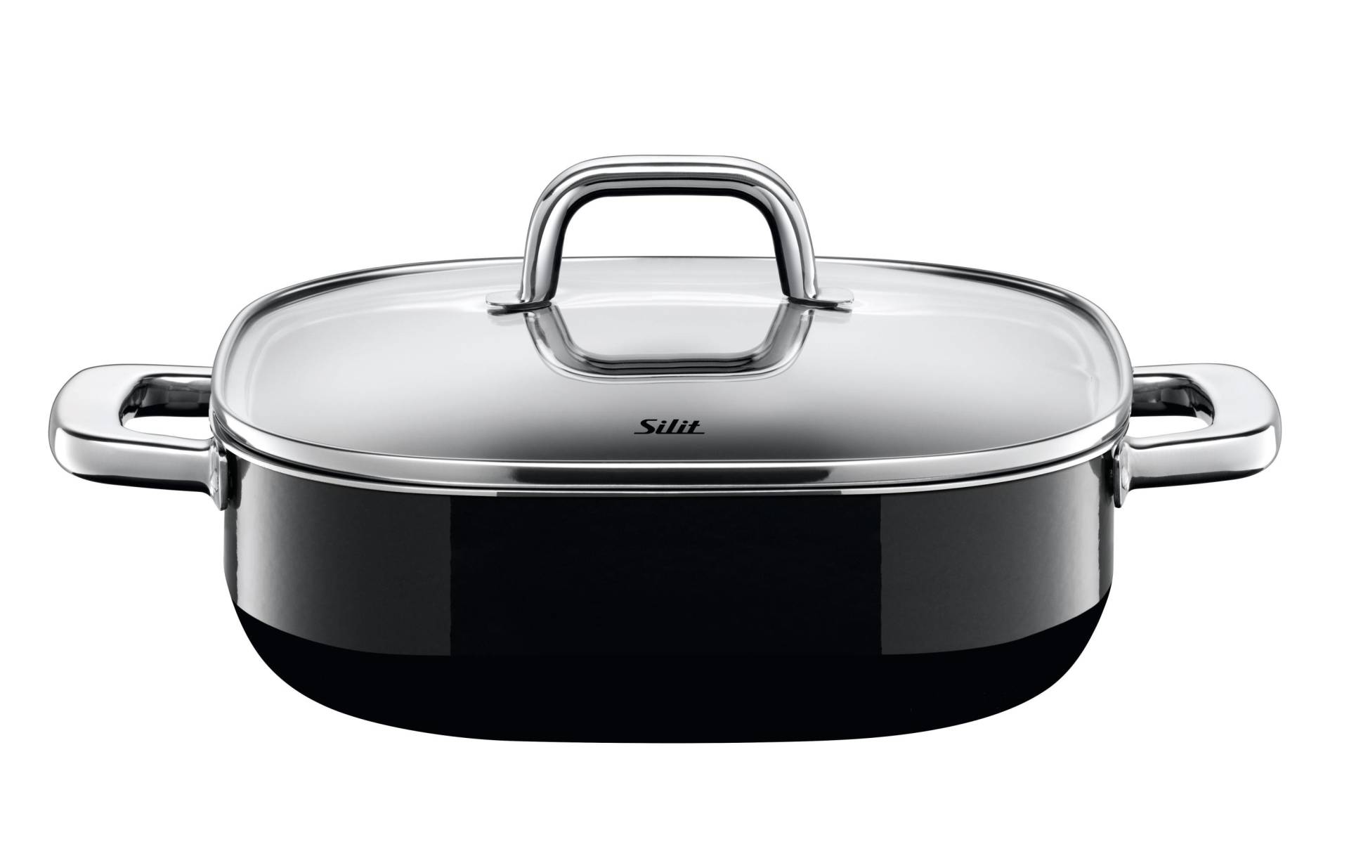 Silit Schmortopf »Quadro Schwarz, 26 cm«, Edelstahl Silit Schmortopf »Quadro Schwarz, 26 cm«, Edelstahl von Silit