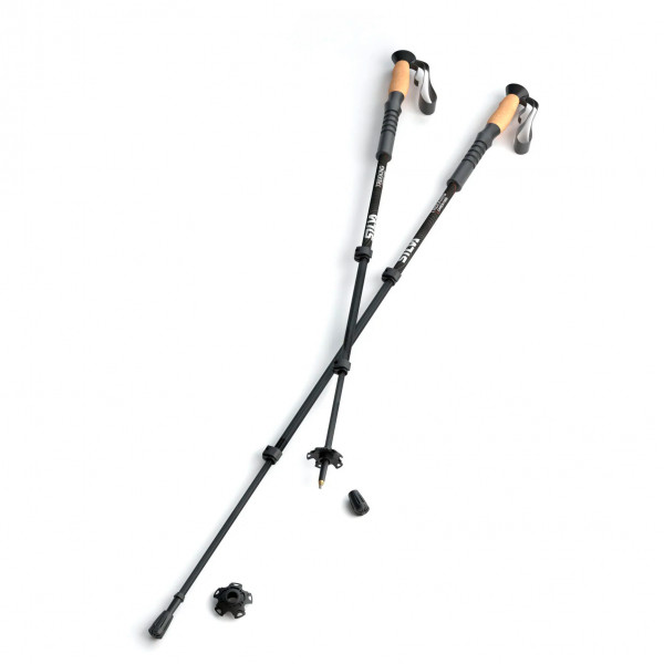 Silva - Trekking Poles Carbon - Trekkingstöcke Gr 110-140 cm schwarz von Silva