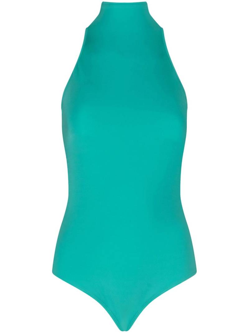 Silvia Tcherassi Adina high-neck bodysuit - Blue von Silvia Tcherassi