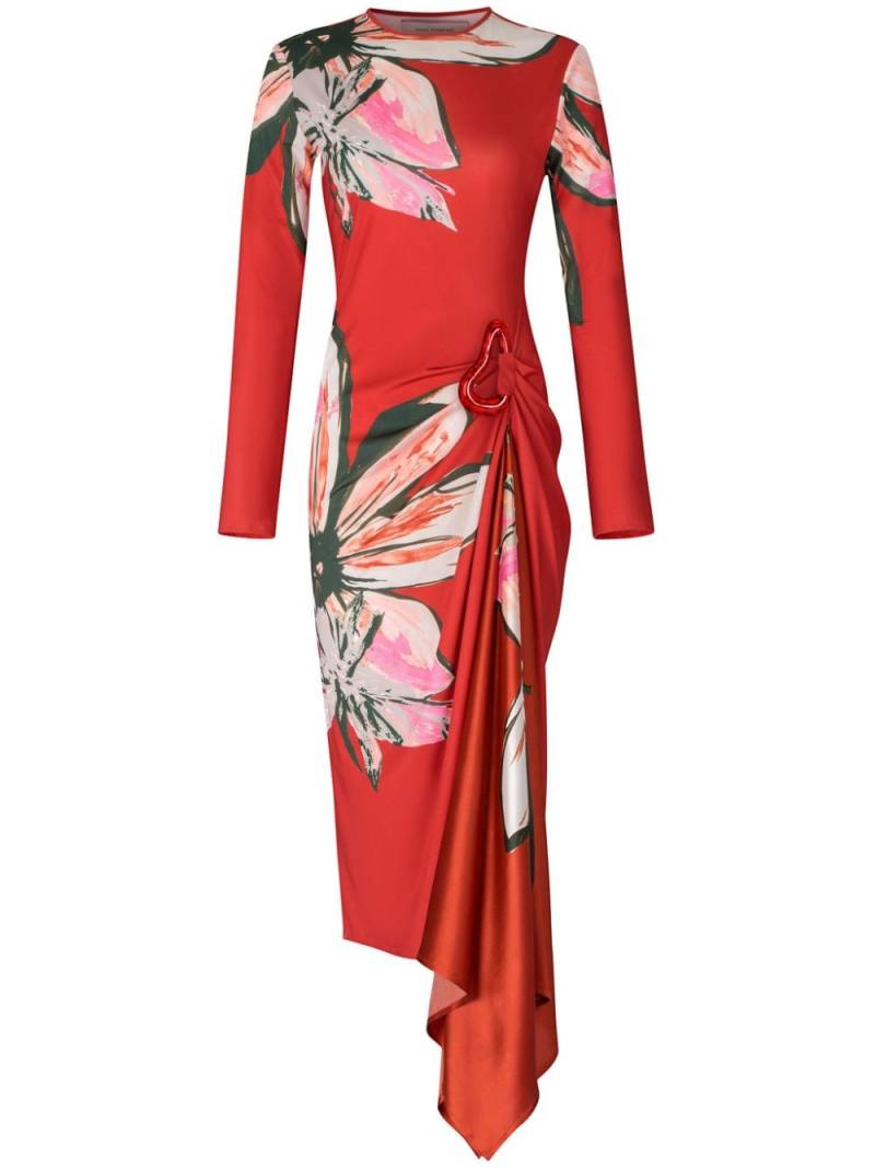 Silvia Tcherassi Ananya midi dress - Red von Silvia Tcherassi