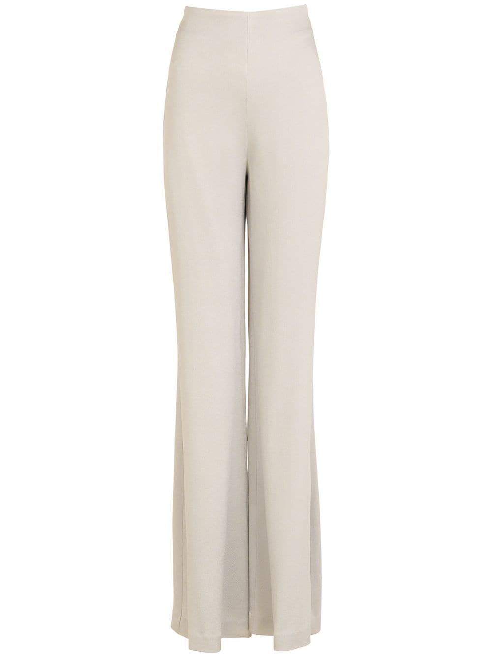 Silvia Tcherassi Andie long-length straight-leg trousers - Grey von Silvia Tcherassi