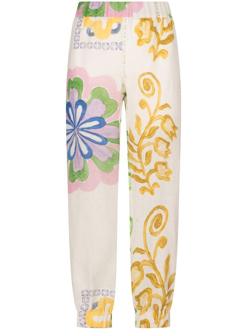 Silvia Tcherassi Bela linen trousers - White von Silvia Tcherassi