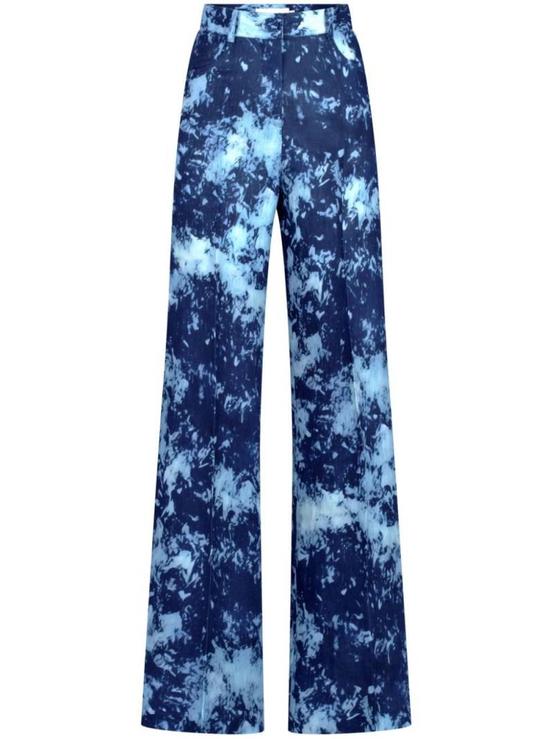 Silvia Tcherassi Emine high-waisted trousers - Blue von Silvia Tcherassi