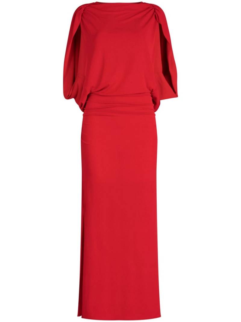 Silvia Tcherassi Harriet satin midi dress - Red von Silvia Tcherassi