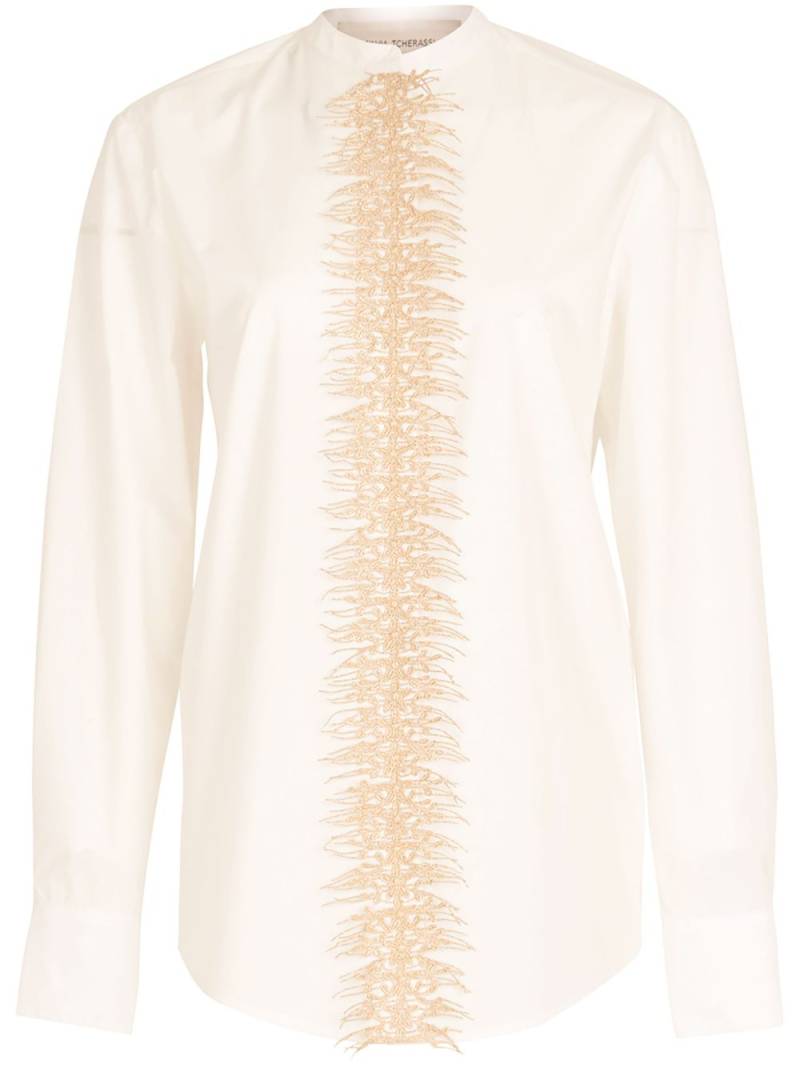 Silvia Tcherassi Isabel organic-cotton blouse - White von Silvia Tcherassi