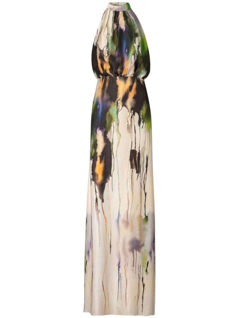 Silvia Tcherassi Mabel watercolour dress - Neutrals von Silvia Tcherassi